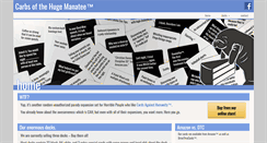 Desktop Screenshot of carbsofthehugemanatee.com